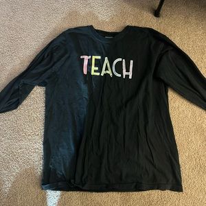 Teach long sleeve shirt. Size XL.